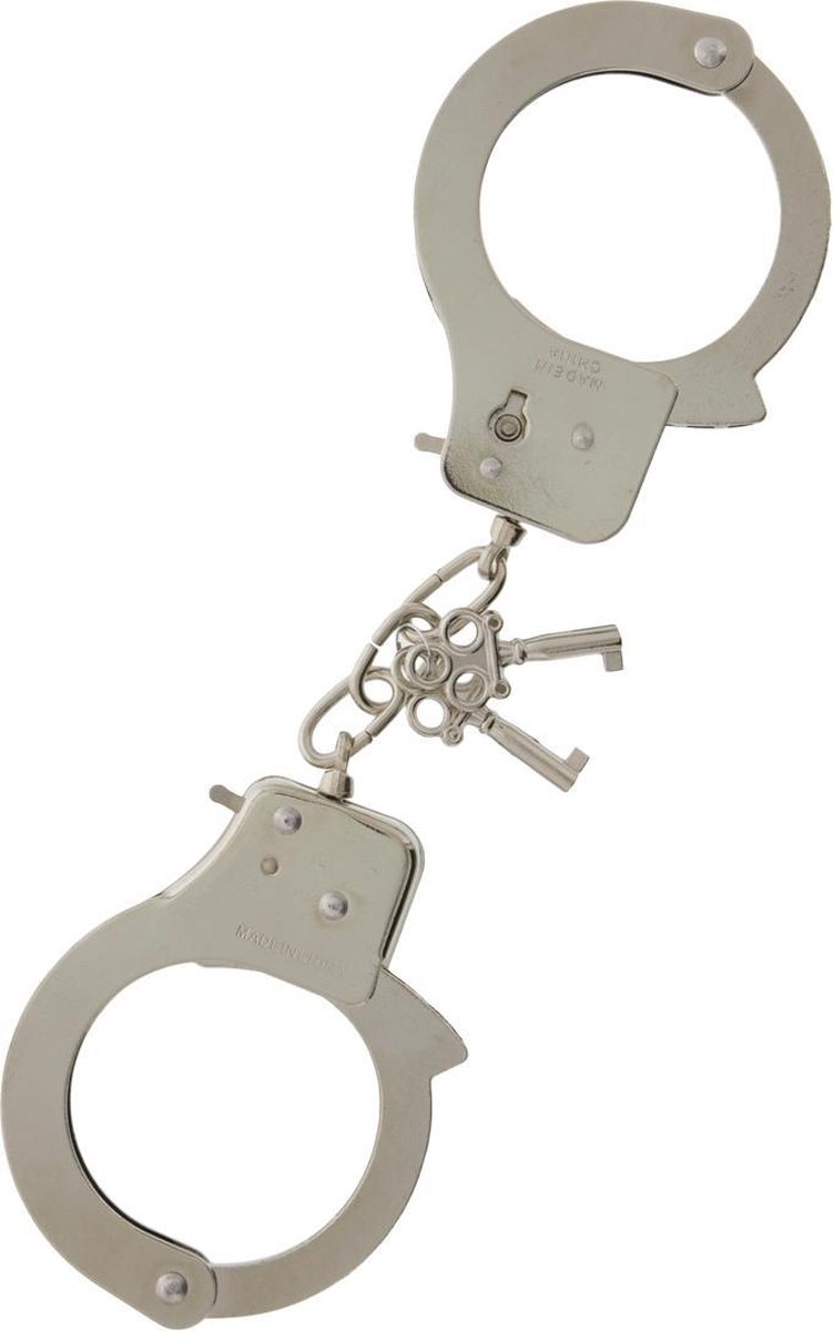 Large Metal Handcuffs with Keys - Handboeien - NMC