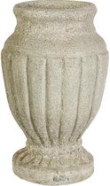 PTMD Rutger grey ceramic ribbed small pot high xl