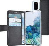 Azuri Samsung Galaxy S20 hoesje - Walletcase - Zwart
