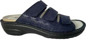 Rohde Dames Slippers Verwisselbaar Voetbed - Blauw - 38