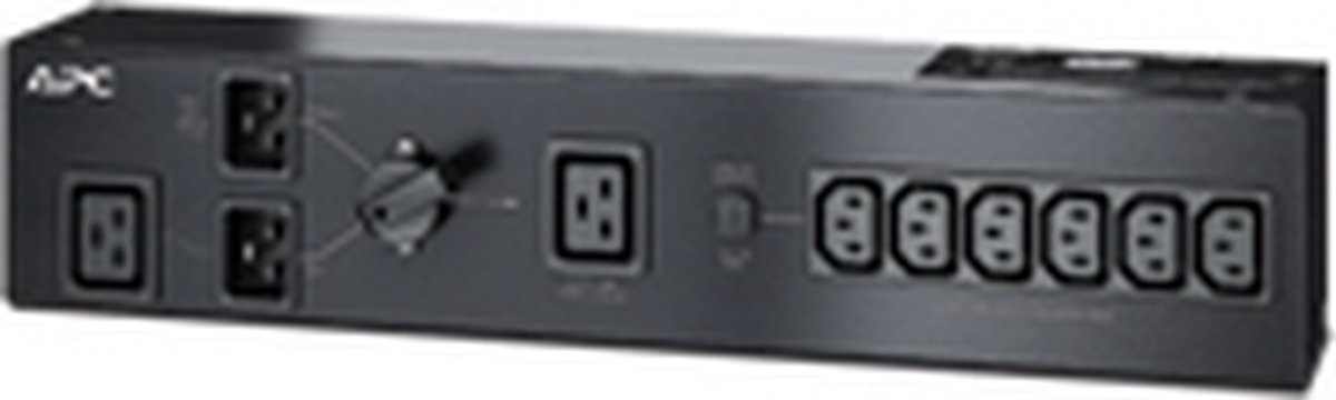 APC Service Bypass PDU 230V 16AMP W/ (6) IEC C13 And (1) C19 energiedistributie Zwart 7 AC-uitgang(en)