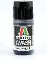 Italeri - Black Acrylic Model Wash (Ita4952ap) - modelbouwsets, hobbybouwspeelgoed voor kinderen, modelverf en accessoires