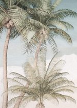 Fotobehang - Palm Oasis 200x280cm - Vliesbehang