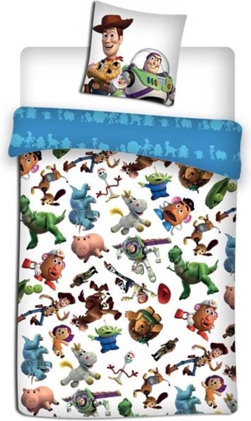 Gebeurt gids Aanpassing Toy Story Toys - Dekbedovertrek - Eenpersoons - 140 x 200 cm - Multi |  bol.com