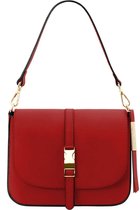 Tuscany Leather leren schoudertas Nausica -Rood - TL141598