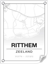 Tuinposter RITTHEM (Zeeland) - 60x80cm
