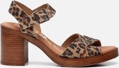 Oh My Sandals Sandalen met hak luipaard - Maat 39