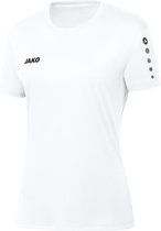 Jako - Jersey Team Women S/S - Shirt Team KM dames - 36 - Wit