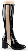 Funtasma Laarzen -40 Shoes- GOGO-303 US 10 Zwart/Transparant