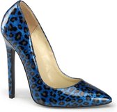 Sexy-20 Cheetah blue pearlized patent - (EU 35 = US 5) - Devious