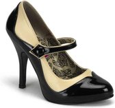 Tempt-07 black/cream matt - (EU 36 = US 6) - Bordello