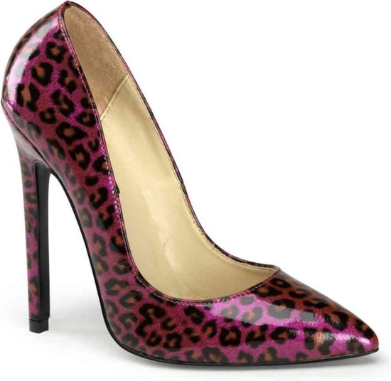 Sexy-20 Cheetah purple pearlized patent - (EU 37 = US 7) - Devious