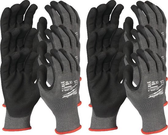 Milwaukee Snijbestendige handschoenen klasse 5 12 Pack Cut Level 5  Handschoenen-M / 8... | bol.com