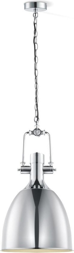 Home Sweet Home - Moderne Hanglamp Dive - hanglamp gemaakt van Metaal - chroom - 28.5/29/140cm - Pendellamp geschikt voor woonkamer, slaapkamer en keuken- geschikt voor E27 LED lichtbron