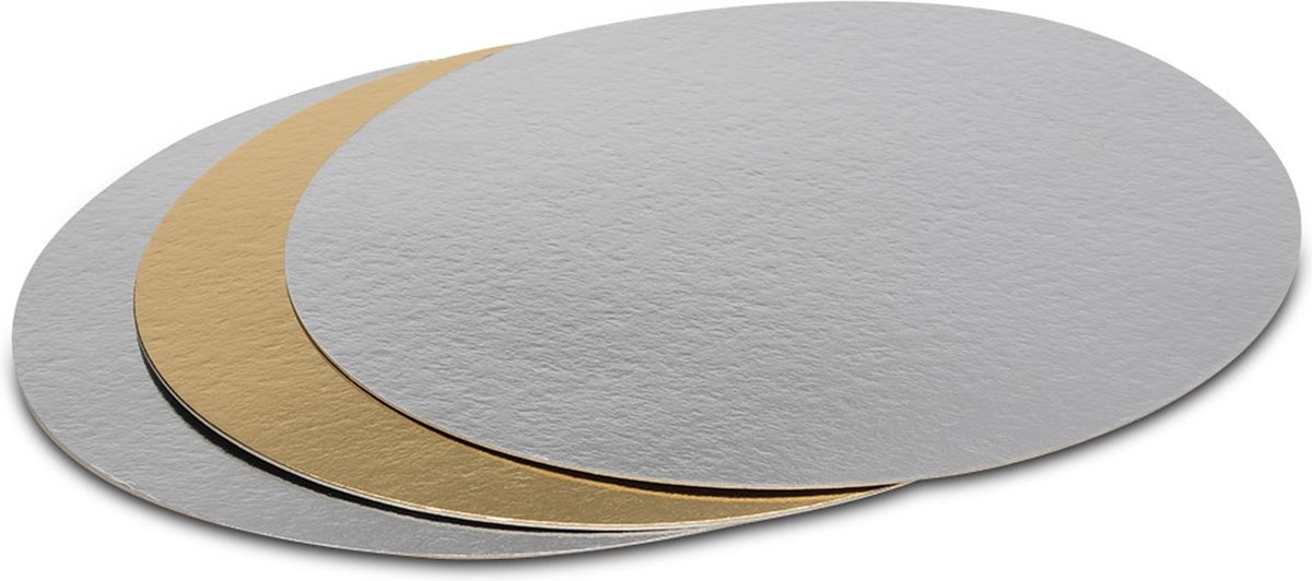 Patisse Taartonderleggers 30 Cm Papier Zilver/goud 3 Stuks