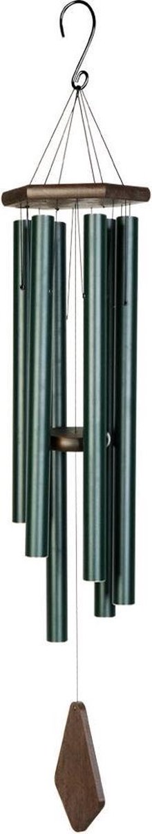Art Bizniz Windgong -Outdoor Windmobiel Windorgel 106cm Gestemde Klankbuizen Aluminium Groen
