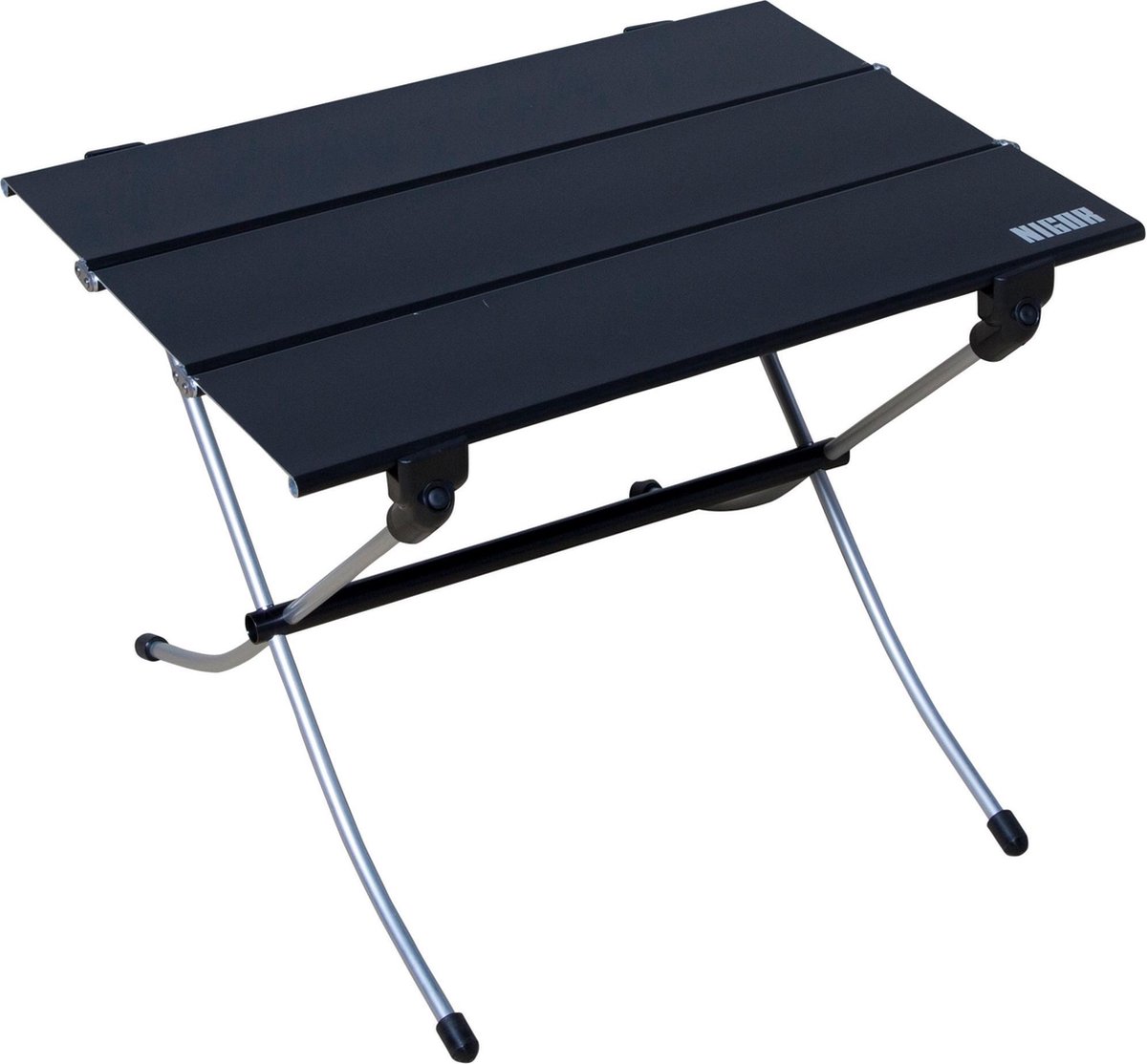 Nigor Campingtafel 55 X 40 X 39,5 Cm Aluminium Zwart