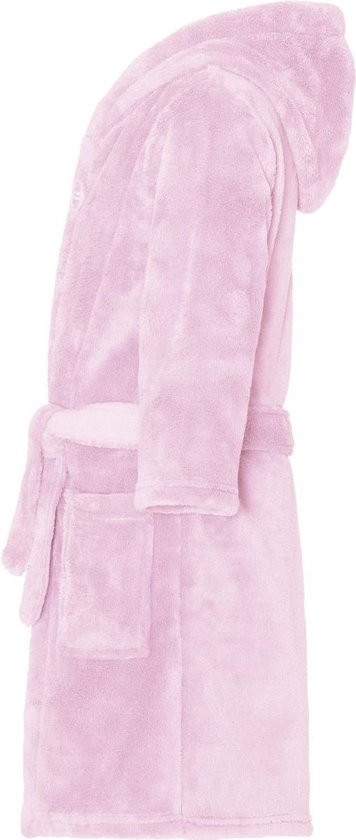 Playshoes - Peignoir polaire à capuche - Rose clair - taille 122-128cm