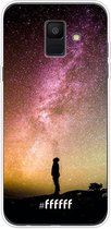Samsung Galaxy A6 (2018) Hoesje Transparant TPU Case - Watching the Stars #ffffff
