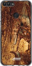 6F hoesje - geschikt voor Huawei P Smart (2018) -  Transparant TPU Case - Lets go Gold #ffffff