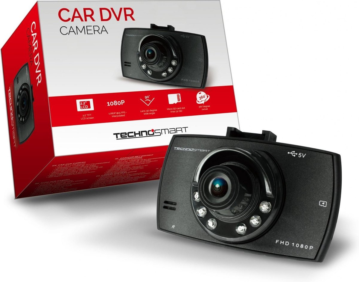 Caméra de tableau de bord de voiture 1080p - Dashcam XDR101 pour