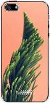 iPhone SE (2016) Hoesje Transparant TPU Case - Waving Plant #ffffff