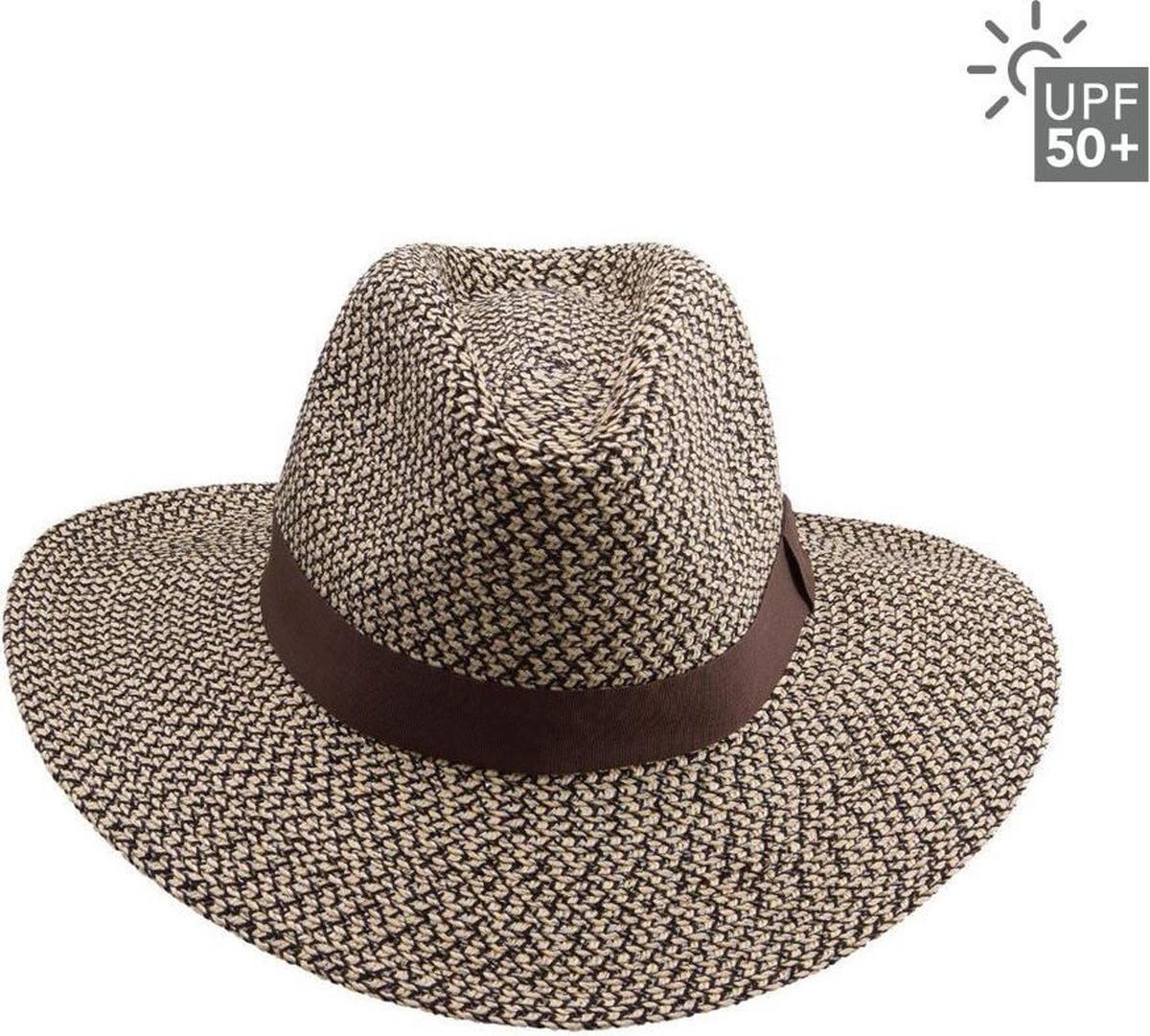 Oscar Fedora – Zonnehoed Dames & Heren UV Werend - Maat: M-L: 58 cm - Charcoal