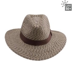 Oscar Fedora – Zonnehoed Dames & Heren UV Werend - Maat: M-L: 58 cm - Charcoal