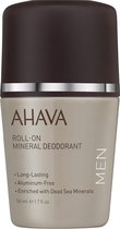 Ahava Men Roll-on Mineral Deodorant 50ml - vrij van magnesium