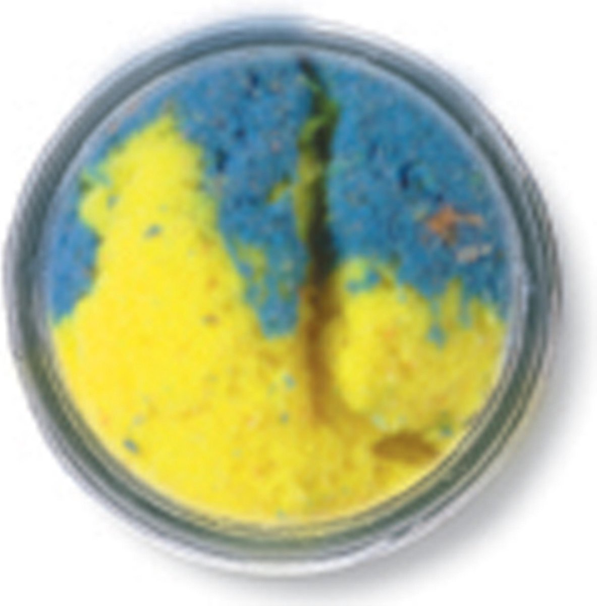 Berkley TroutBait Select Glitter Turbo - Foreldeeg - 50 gr - Blauw / Geel