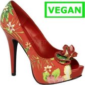 Pin Up Couture Pumps -35 Shoes- LOLITA-11 US 5 Rood/Multicolours