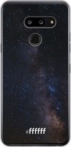 LG G8 ThinQ Hoesje Transparant TPU Case - Dark Space #ffffff