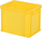 Stapelbak - Opbergbox - 400x300xH320mm - geel