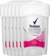 Rexona Deodorant Stick Women Maximum Protection Confidence Voordeelverpakking | 6x 45ml