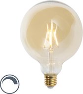 LUEDD E27 dimbare LED filament lamp G125 goldline 5W 450 lm 2200K