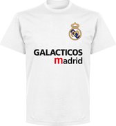 Galácticos Real Madrid Team T-shirt - Wit - 5XL