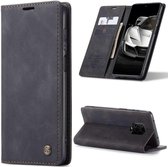 CASEME - Xiaomi Redmi Note 9S / 9 Pro Retro Wallet Case - Zwart