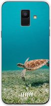 Samsung Galaxy A6 (2018) Hoesje Transparant TPU Case - Turtle #ffffff