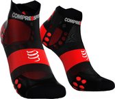 Compressport Pro Racing Socks V3.0 Ultralight Run Low Smart Black Hardloopsokken