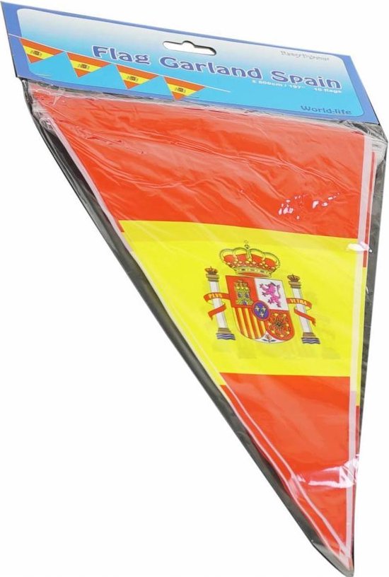 Bol Com Espa Spaanse Vlaggenlijn Versiering Decoratie Slingers En Hangdecoraties