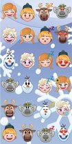 Disney Emoji Frozen famous - Strandlaken - 70 x 140 cm - Multi