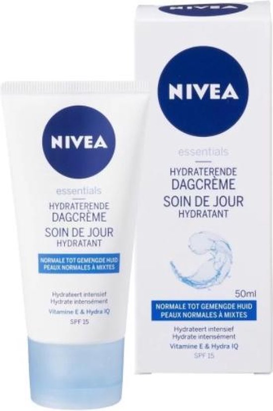 NIVEA Essentials Hydraterend SPF 15 - 50 ml - Dagcrème | bol.com