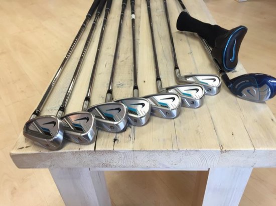 mixer Dierentuin talent NIKE golfset SlingShot: 7 irons regular steel & 1 hybrid nr4 regular  graphite rechtshandig | bol.com