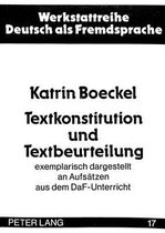 Textkonstitution Und Textbeurteilung