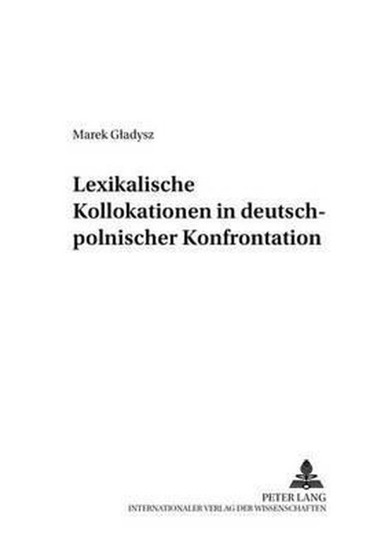 Danziger Beitraege Zur Germanistik- Lexikalische Kollokation ... - cover