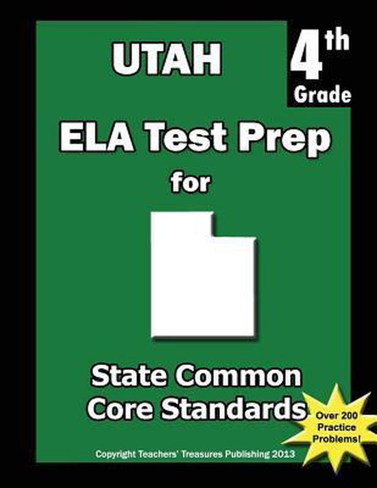 Utah 4th Grade Ela Test Prep - cover