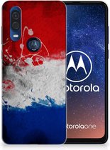 Motorola One Vision Hoesje Nederlandse Vlag