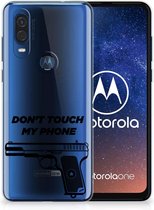 Motorola One Vision Silicone-hoesje Pistol DTMP