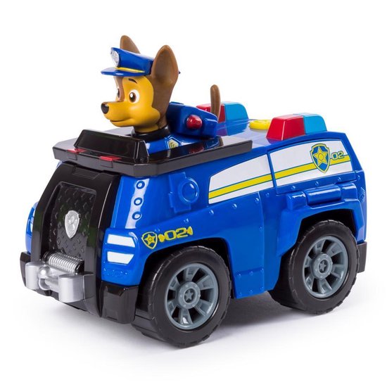 PAW Patrol - Chase's Patrol Cruiser - speelgoedauto met speelfiguur