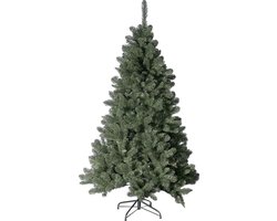 Blackhill kunstkerstboom - 210 cm - donkergroen - Ø 114 cm - 1042 tips - metalen voet